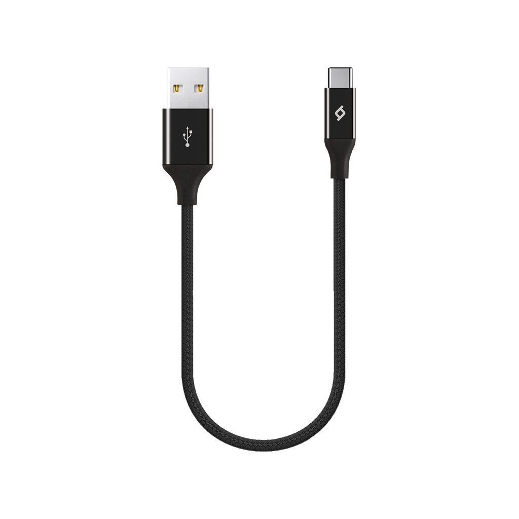 Ttec AlumiCable Type-C Kablo Siyah 30cm 2DK26S