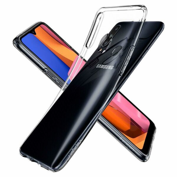 Spigen Galaxy A20s ile Uyumlu Kılıf Liquid Crystal Crystal Clear
