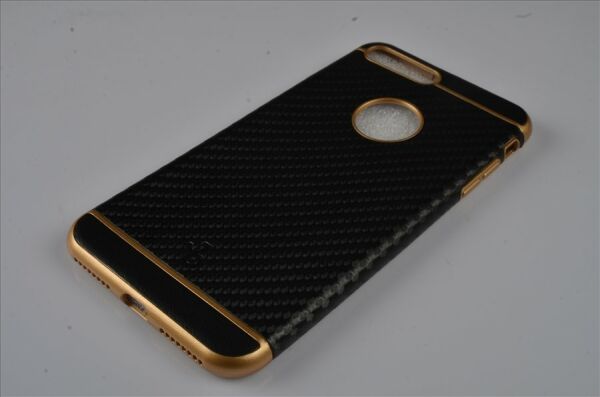 Jopus iPhone 7 Plus ile Uyumlu Silikon Arka Koruma Paneli Siyah SK-089
