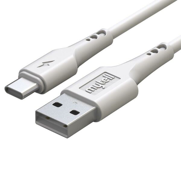 Mytell Şarj Seti SM-20 Type-C Beyaz Universal 2in1 2100 mAh