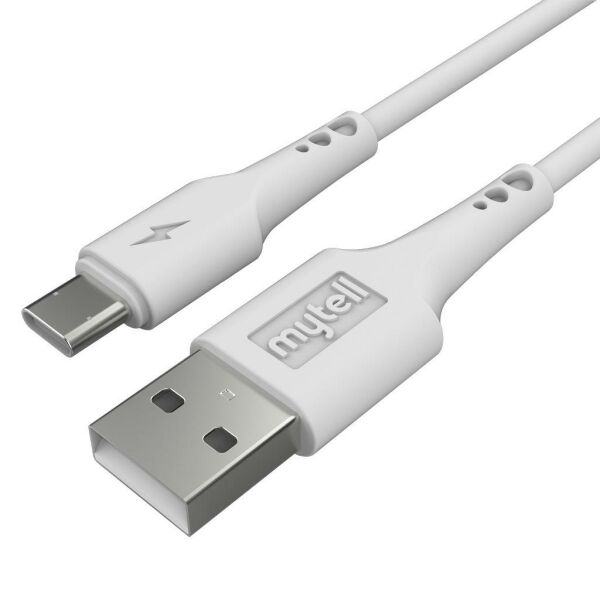 Mytell Şarj Seti SM-20 Type-C Beyaz Universal 2in1 2100 mAh