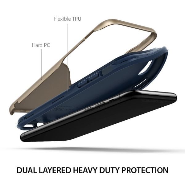 Ringke Wave iPhone X ile Uyumlu KIlıf Marina Gold