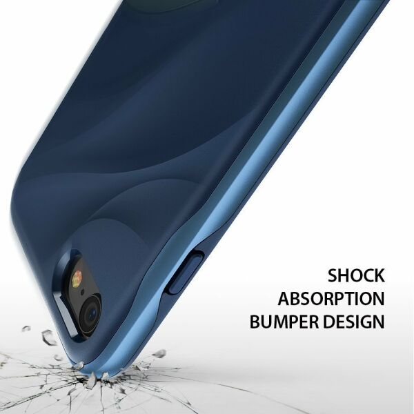 Ringke Wave iPhone 7/8 ile Uyumlu KIlıf Coastal Blue