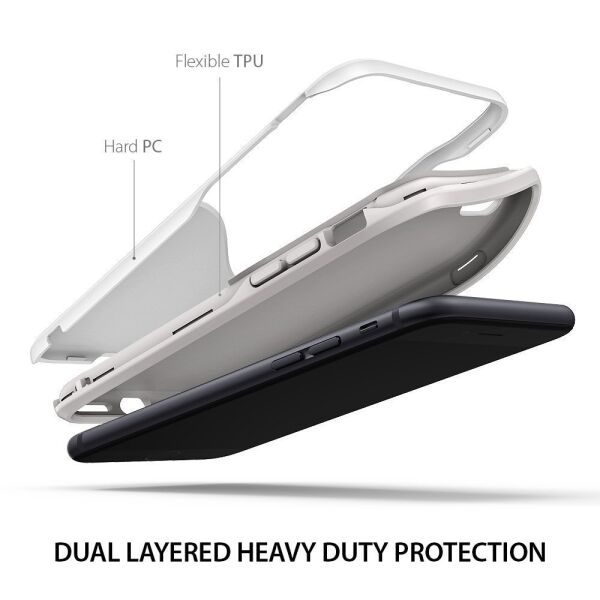 Ringke Wave iPhone 7/8 ile Uyumlu KIlıf Gray White