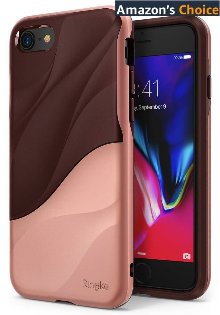 Ringke Wave iPhone 7/8 ile Uyumlu KIlıf Rose Blush