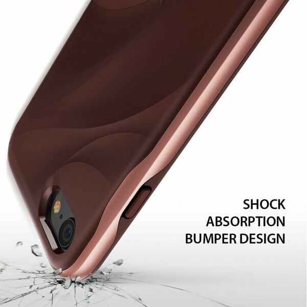 Ringke Wave iPhone 7/8 ile Uyumlu KIlıf Rose Blush