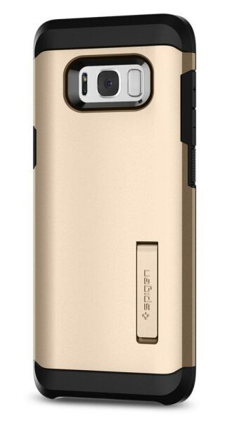 Spigen Galaxy S8 Plus ile Uyumlu Kılıf Tough Armor Gold Maple