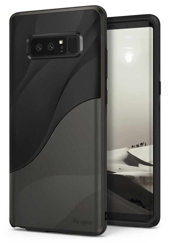 Ringke Wave Galaxy Note 8 ile Uyumlu KIlıf Metallic Chrome