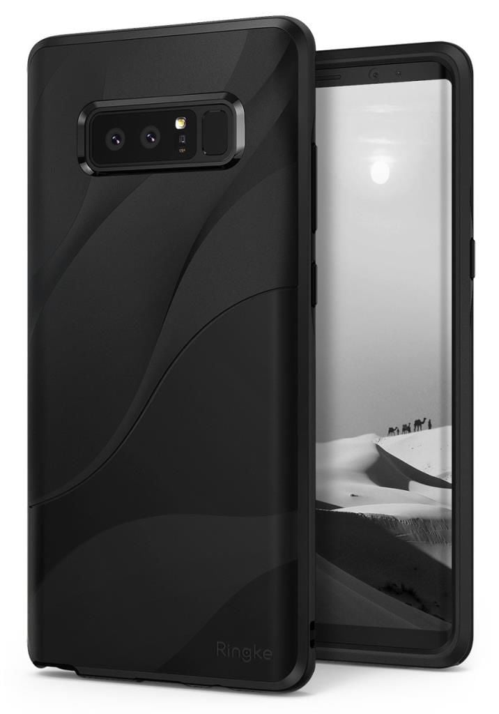 Ringke Wave Galaxy Note 8 ile Uyumlu KIlıf Charcoal Black