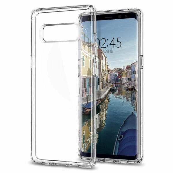 Spigen Galaxy Note 8 ile Uyumlu Kılıf Ultra Hybrid Crystal Clear