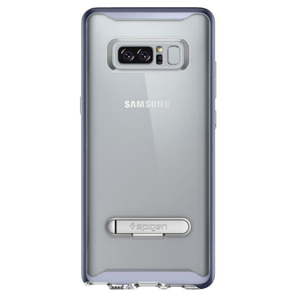 Spigen Galaxy Note 8 ile Uyumlu Kılıf Crystal Hybrid Orchid Gray