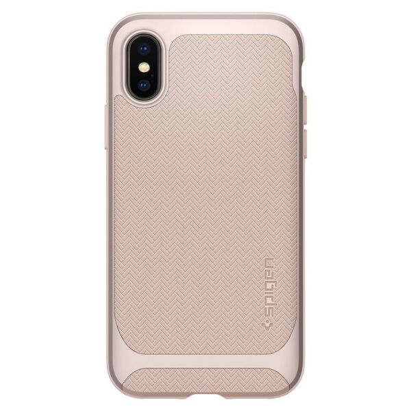 Spigen iPhone X ile Uyumlu Kılıf Neo Hybrid Pale Dogwood