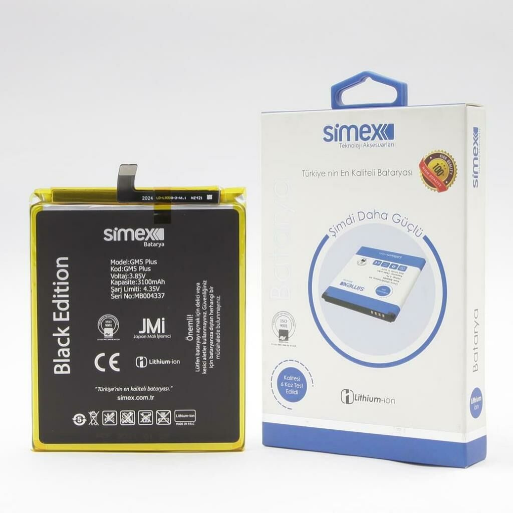 Simex GM5 Plus ile Uyumlu SBT-01 Batarya