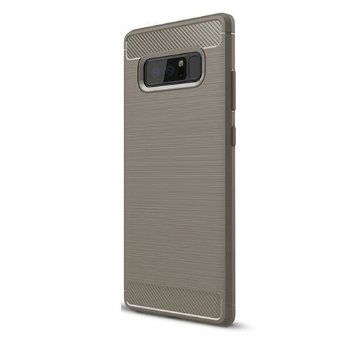 Galaxy Note 8 ile Uyumlu Kılıf Room Silikon Gri