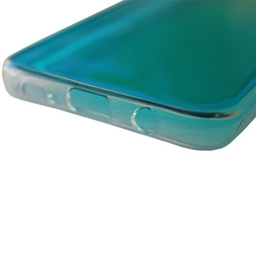 Galaxy S7 Edge ile Uyumlu Deniz Dalgası Silikon Kılıf Mavi