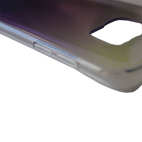 Galaxy S7 Edge ile Uyumlu Deniz Dalgası Silikon Kılıf Mavi