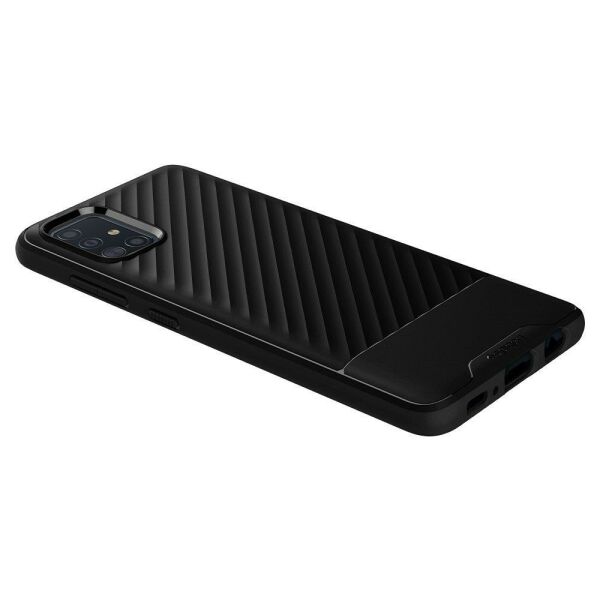 Spigen Galaxy A51 ile Uyumlu Kılıf Core Armor Matte Black