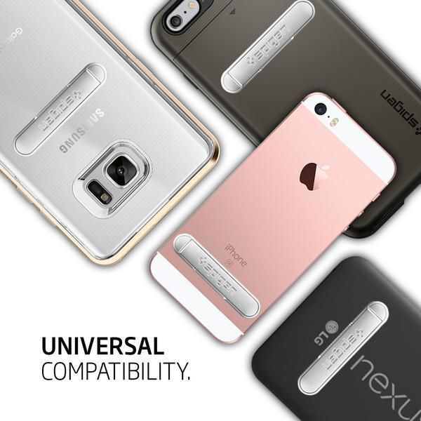 Spigen U100 Universal Metal Kick Stand (Video ve Oyun Ayağı) Silver