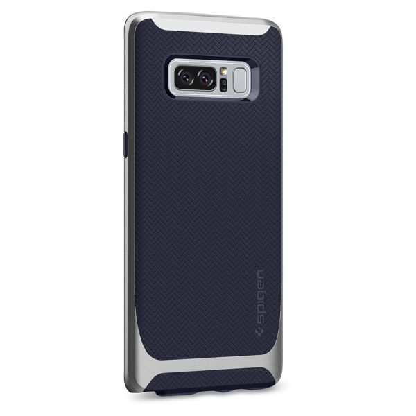 Spigen Galaxy Note 8 ile Uyumlu Kılıf Neo Hybrid Silver Arctic