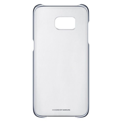 Galaxy S7 Edge ile Uyumlu Clear Back Cover Kılıf Siyah EF-QG935CBEGWW(Out)
