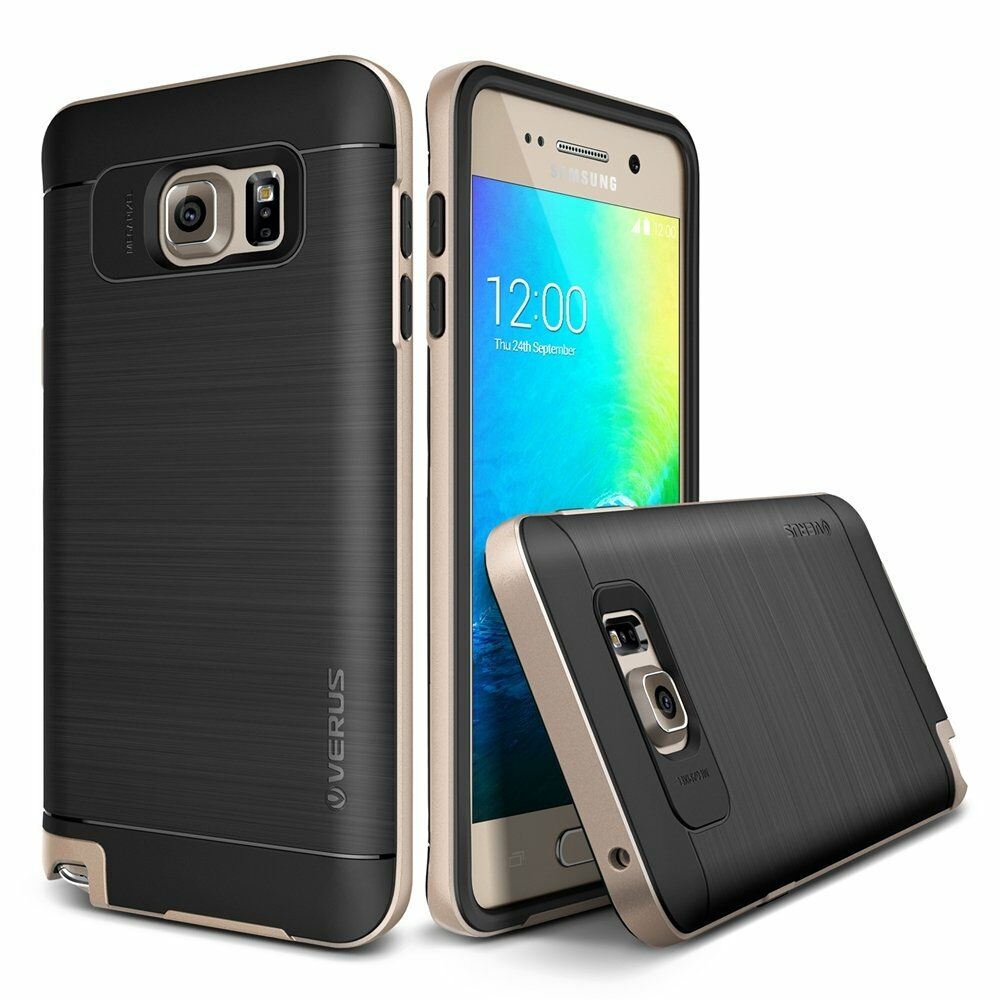 Verus Galaxy Note 5 ile Uyumlu High Pro Shield Series Kılıf Renk Shine Gold