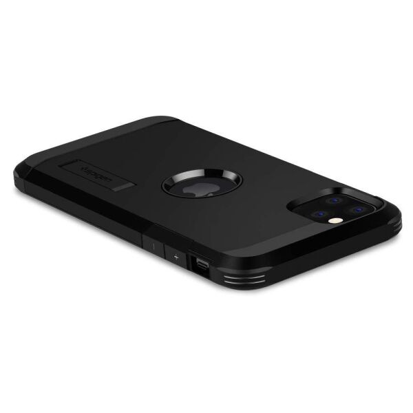Spigen iPhone 11 Pro ile Uyumlu Kılıf Tough Armor Black