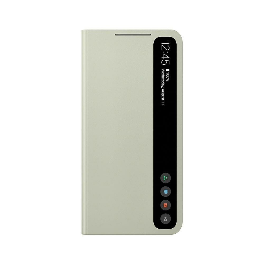 Galaxy S21 FE ile Uyumlu Smart Clear View Kılıf-Nane EF-ZG990CMEGTR