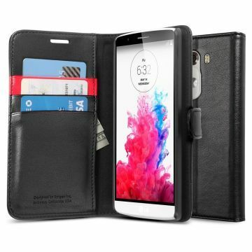 Spigen G3 ile Uyumlu Kılıf Slim Wallet S Cüzdan Black