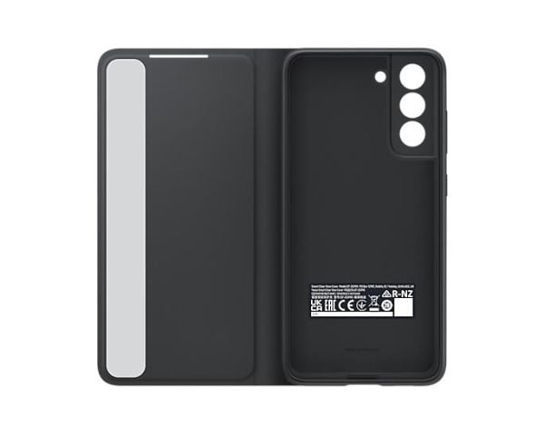 Galaxy S21 FE ile Uyumlu Smart Clear View Kılıf-Siyah EF-ZG990CBEGTR