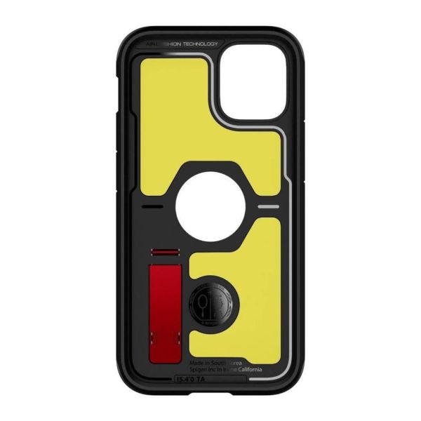 Spigen iPhone 12 Mini ile Uyumlu Kılıf Tough Armor Red