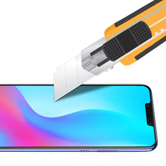 Buff Nova 3 ile Uyumlu 5D ile Uyumlu Glass Ekran Koruyucu