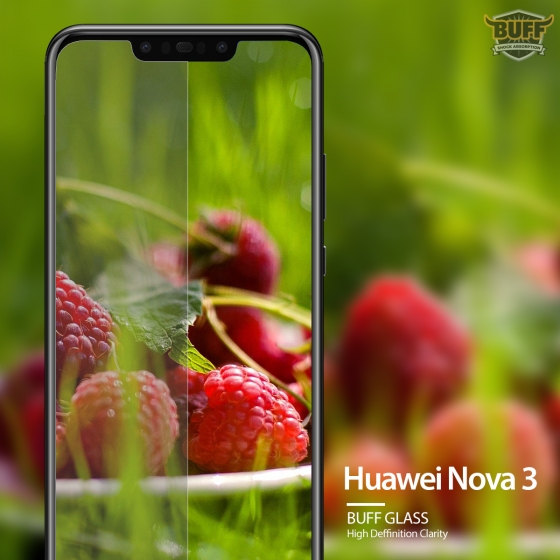 Buff Nova 3 ile Uyumlu 5D ile Uyumlu Glass Ekran Koruyucu