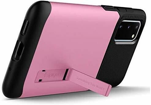 Spigen Galaxy S20 ile Uyumlu Kılıf Slim Armor Rusty Pink