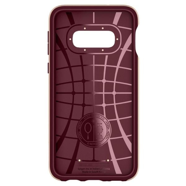 Spigen Galaxy S10e ile Uyumlu Kılıf Neo Hybrid Burgundy