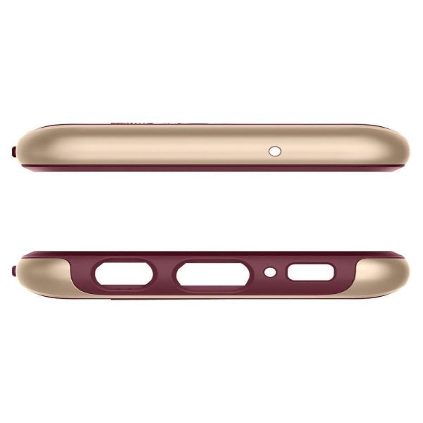 Spigen Galaxy S10e ile Uyumlu Kılıf Neo Hybrid Burgundy