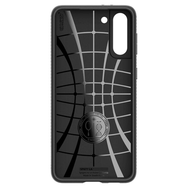 Spigen Galaxy S21 Plus ile Uyumlu Kılıf Liquid Air Matte Black