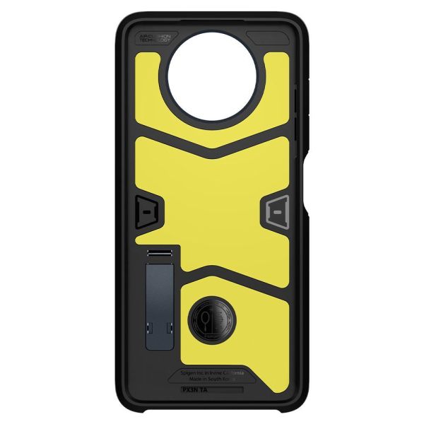 Spigen Poco X3 NFC / Poco X3 Pro ile Uyumlu Kılıf Tough Armor Metal Slate