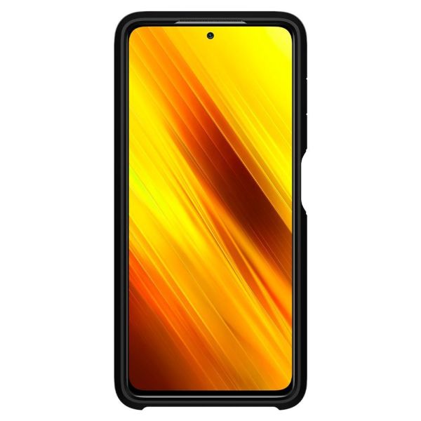 Spigen Poco X3 NFC / Poco X3 Pro ile Uyumlu Kılıf Tough Armor Metal Slate