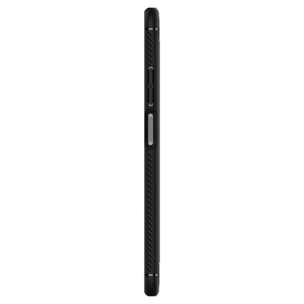 Spigen Redmi Note 10 ile Uyumlu Kılıf Rugged Armor Matte Black