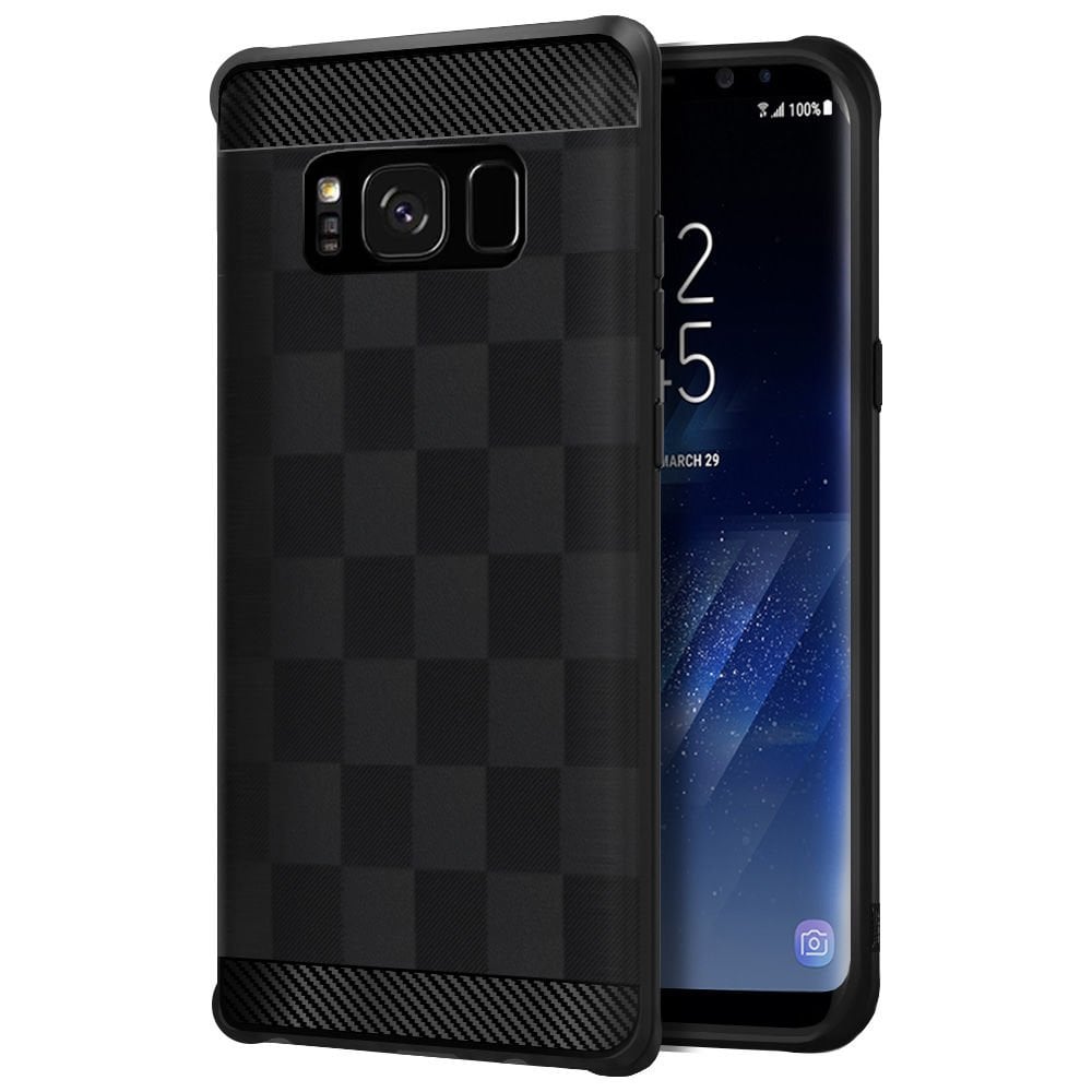 Buff Galaxy S8 Plus ile Uyumlu Black Armor Kılıf
