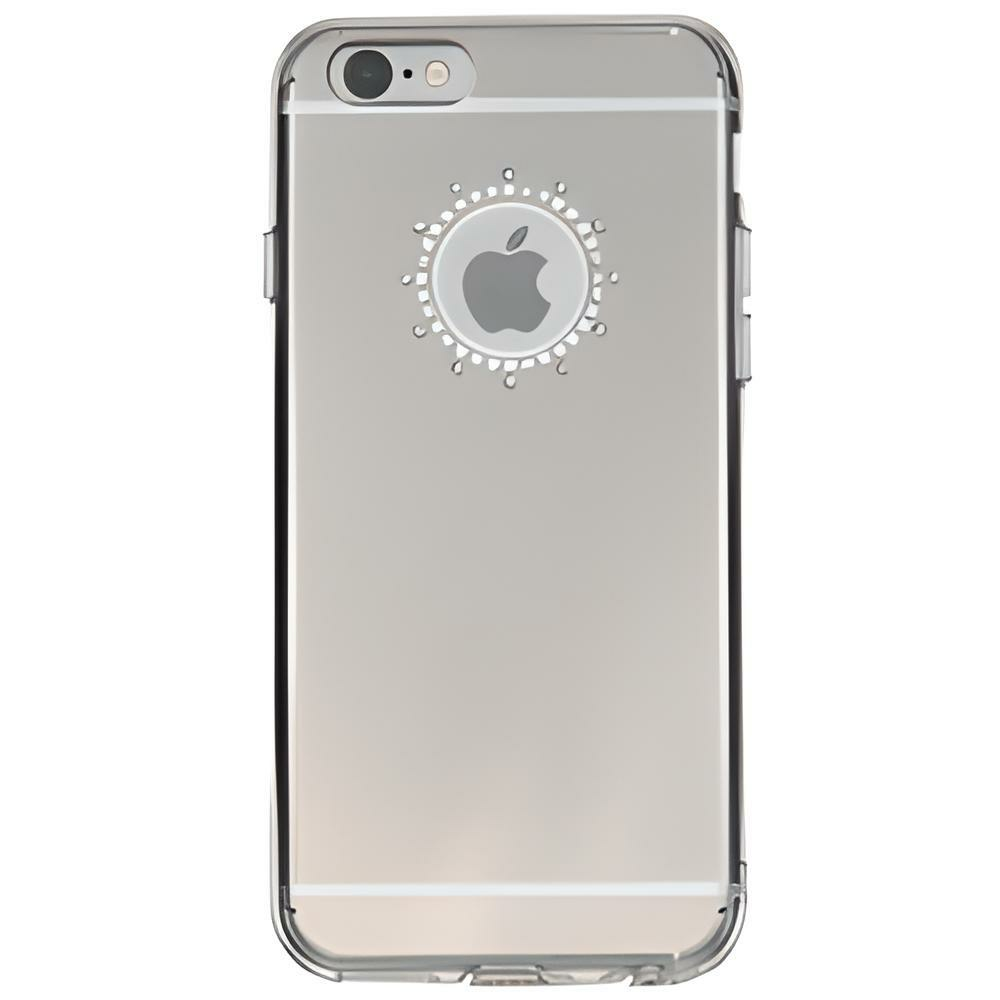 Ringke Noble Mirror iPhone 6s/ 6 ile Uyumlu Taşlı ve Aynalı Kılıf Silver
