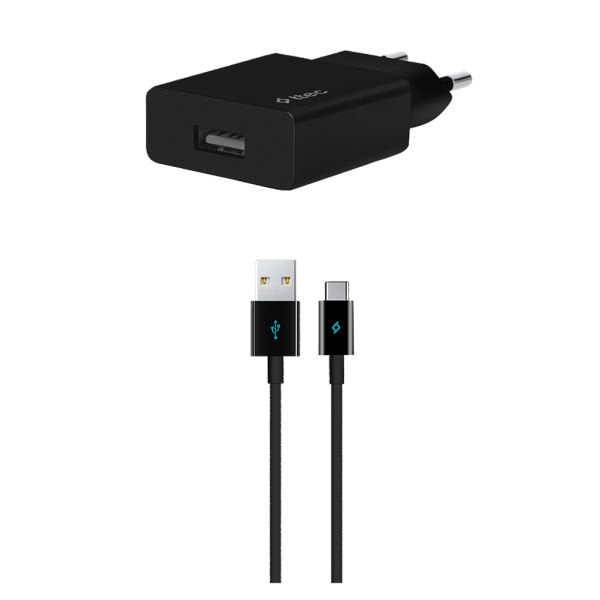 Ttec Smartcharger Seyahat Şarj Aleti 2.1A + Type-C Kablo Siyah 2SCS20CS