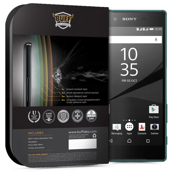 Buff Xperia Z5 ile Uyumlu Darbe Emici Ekran Koruyucu Film