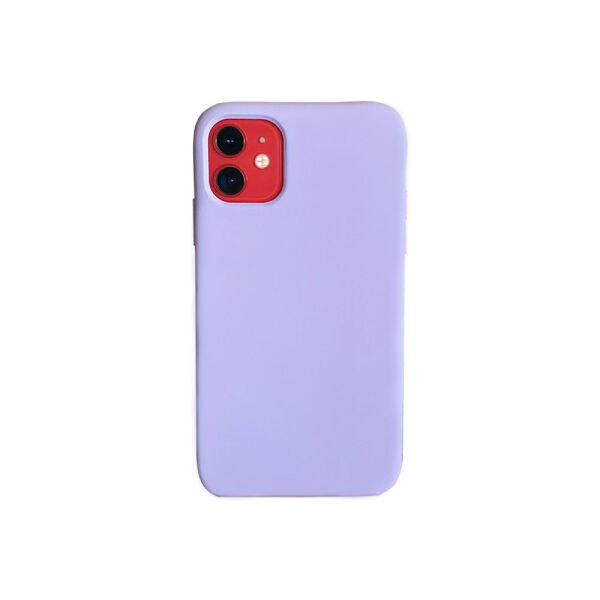 iPhone 11 ile Uyumlu Cappy Silikon Kılıf Lila