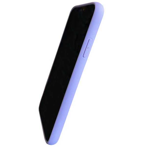 iPhone 11 ile Uyumlu Cappy Silikon Kılıf Lila