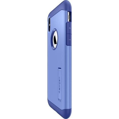 Spigen iPhone XS / iPhone X ile Uyumlu Kılıf Slim Armor Violet