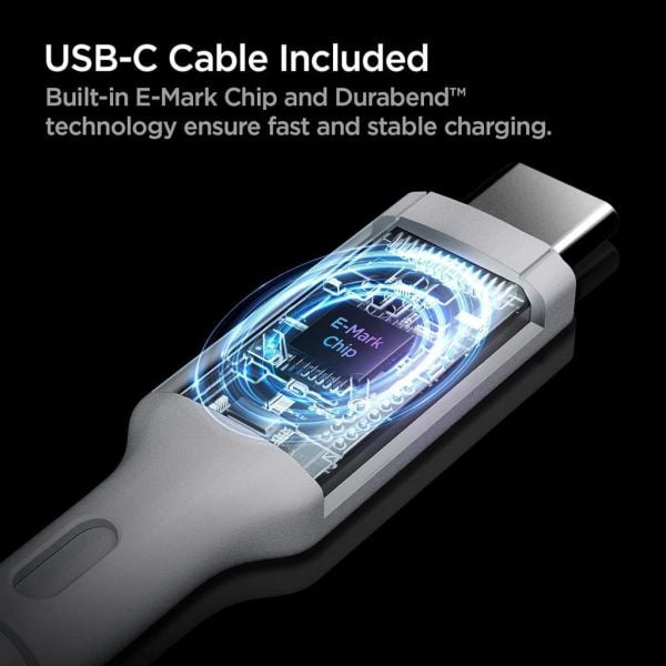 Spigen USB-C Duvar Şarj Cihazı PowerArc ArcStation Pro 45W Hızlı Şarj PE2015