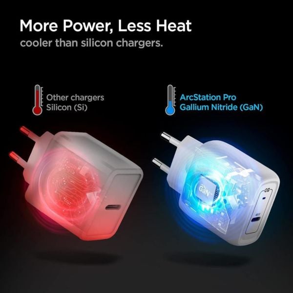 Spigen USB-C Duvar Şarj Cihazı PowerArc ArcStation Pro 45W Hızlı Şarj PE2015