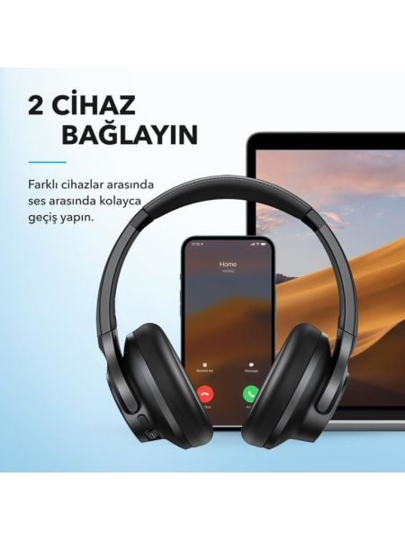 Anker Soundcore Q21i NC Kulak Üstü Bluetooth Kulaklık - Siyah