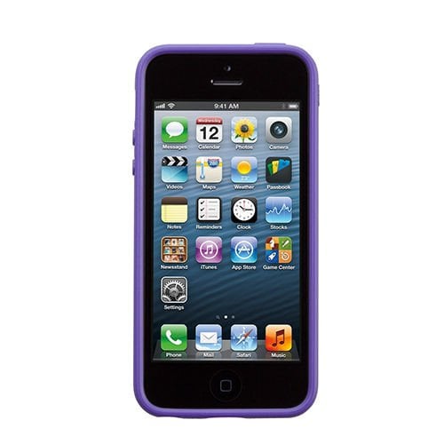 Speck iPhone 4S/4 ile Uyumlu PixelSkin HD Silikon Kılıf Mor